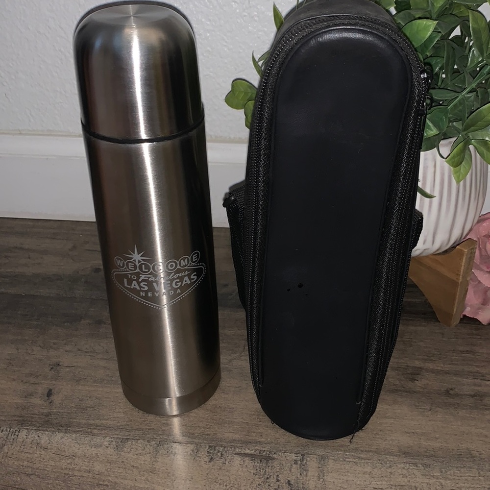 VINTAGE LAS VEGAS COFFEE THERMOS